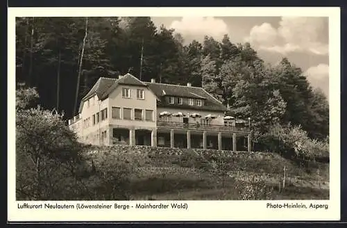 AK Neulautern /Löwensteiner Berge, Cafe-Restaurant Waldeck am Mainhardter Wald