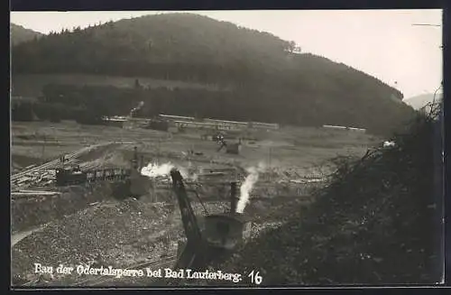 AK Bad Lauterberg, Bau der Odertalsperre