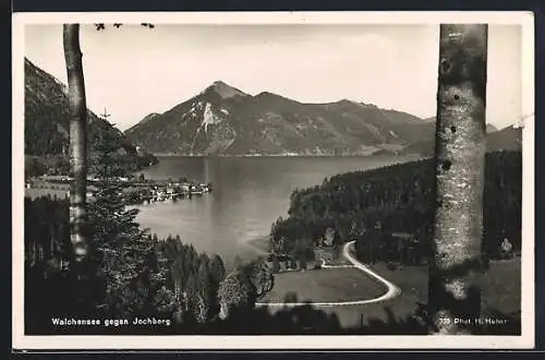 AK Walchensee, Teilansicht gegen Jochberg