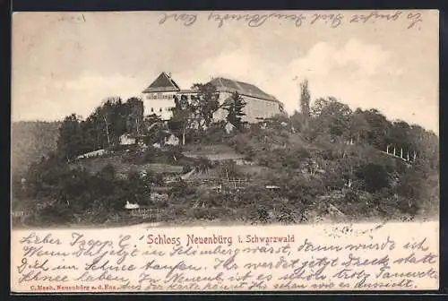 AK Neuenbürg i. Schwarzwald, Schloss Neuenbürg