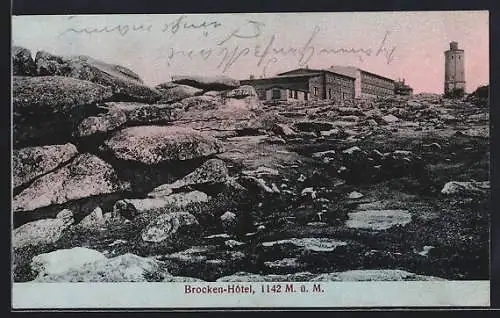 AK Brocken, Hotel und Aussichtsturm