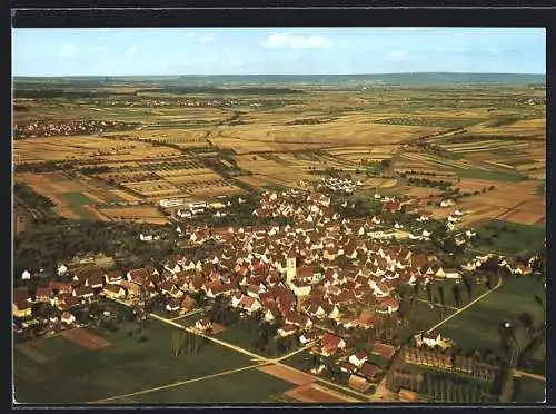 AK Eutingen /Württ., Teilansicht mit Kirche