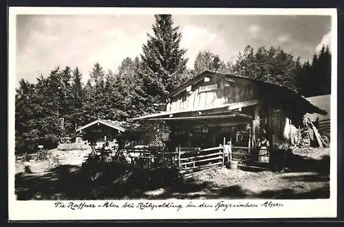 AK Ruhpolding, Gasthaus auf der Raffneralm