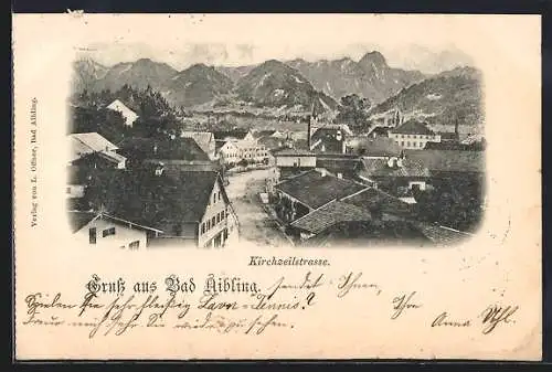 AK Bad Aibling, Blick in die Kirchzeilstrasse