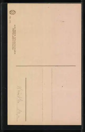 Künstler-AK Walter Schachinger: Portrait eines Mädchens