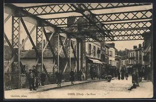 AK Creil /Oise, Le Pont