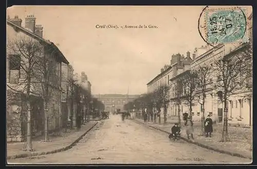 AK Creil /Oise, Avenue de la Gare