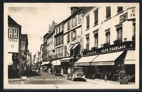 AK Bealivais, Rue Saint-Pierre, Café Francais