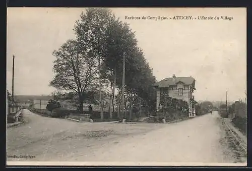 AK Attichy, L`Entrée du Village