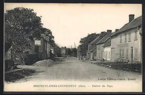 AK Breteuil-Embranchement /Oise, Entrée du Pays