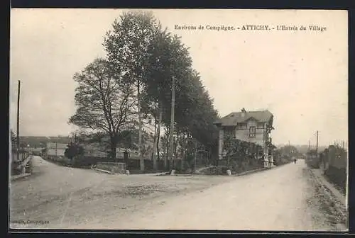 AK Attichy, L`Entrée du Village