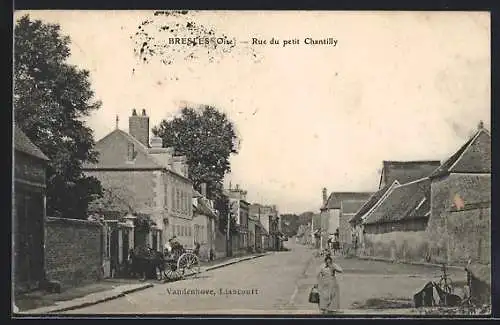 AK Bresles /Oise, Rue du petit Chantilly, Strassenpartie