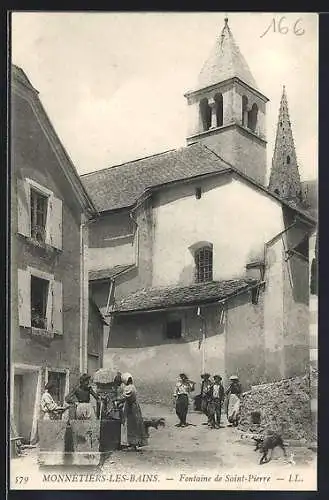 AK Monnetiers-les-Bains, Fontaine de Saint-Pierre