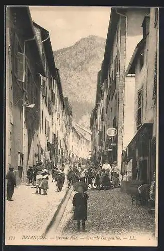 AK Briancon, Grande Rue et Grande Gargouille