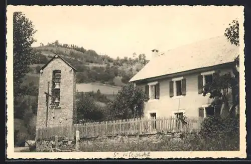 AK St. Nicolas, Wohnhaus und Glockenturm