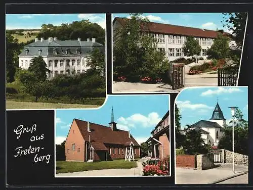 AK Frelenberg, Katholische und Evangelische Kirche, Herrenhaus