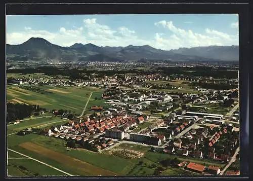 AK Freilassing /Obb., Blick nach Salzurg und Gaisberg