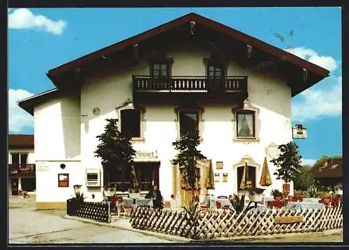 AK Oberteisendorf, Gasthaus Gleiwirt im Sonnenschein