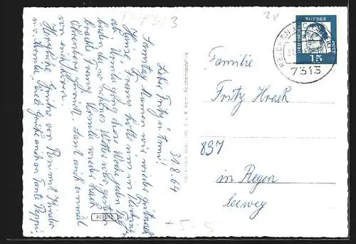 AK Reichenbach /Fils, Neues Rathaus