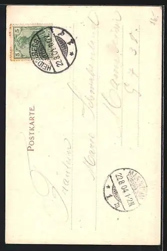 AK Heidelberg, Partie auf dem Wege zum Königstuhl