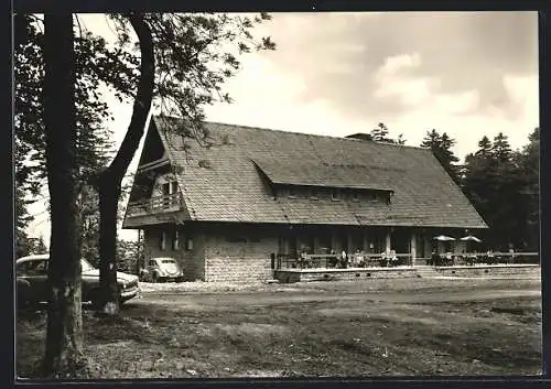 AK Friedrichroda, Gasthaus Heuberghaus