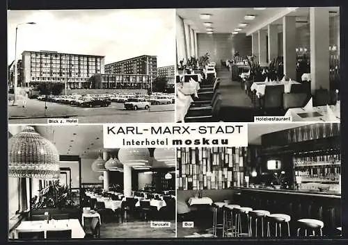 AK Karl-Marx-Stadt, Interhotel Moskau