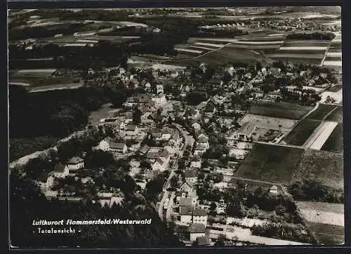 AK Flammersfeld /Westerw., Ortsansicht aus der Vogelschau