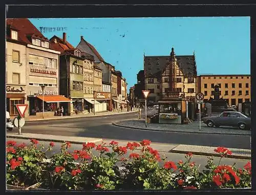 AK Schweinfurt, Marktplatz und Rathaus