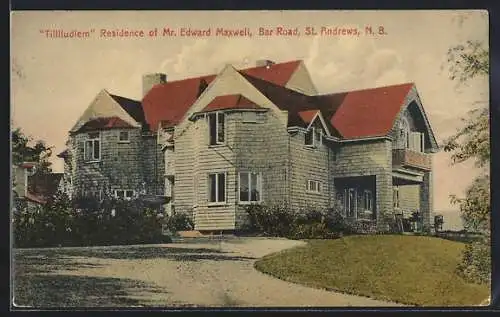 AK St. Andrews, Tillitudlem Residence of Mr. Edward Maxwell, Bar Road