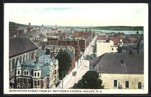 AK Halifax, Barrington Street from St. Matthew`s Church