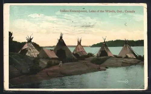 AK Lake of the Woods, Indian Encampment