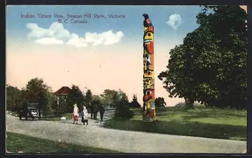 AK Victoria, Indian Totem Pole, Beacon Hill Park