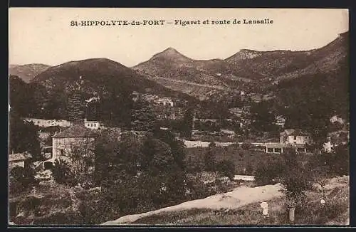 AK Saint-Hippolyte-du-Fort, Figaret et route de Lassalle