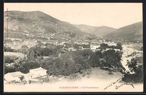 AK Saint-Jean-du-Gard, Vue Panoramique