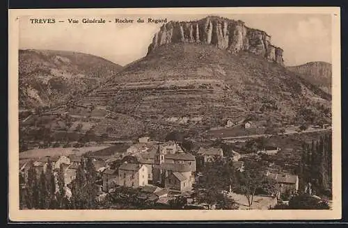 AK Trèves, Vue Gènèrale-Rocher du Regard