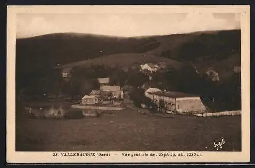 AK Valleraugue, Vue gènèrale de l`Espèrou