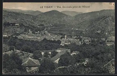 AK Le Vigan, Vue Gènèrale prise de l`Ouest