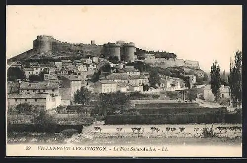 AK Villeneuve-les-Avignon, le fort Saint-André