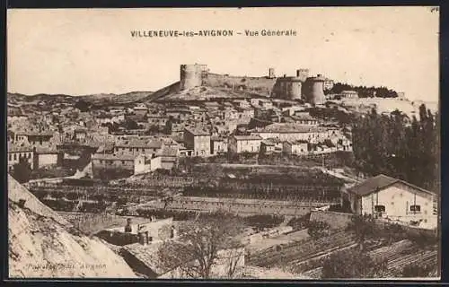 AK Villeneuve-les-Avignon, Vue Gènèrale