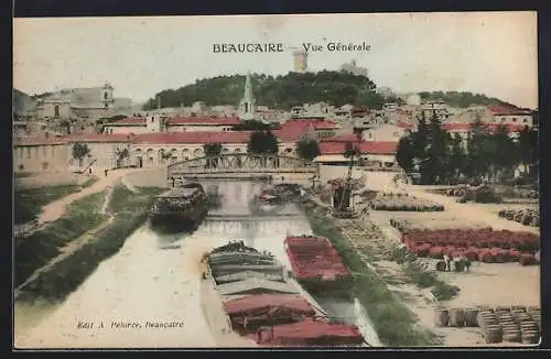 AK Beaucaire, Vue Gènèrale