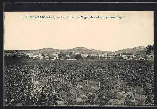 AK St-Gervais, La plaine des Vignobles et vue panoramique