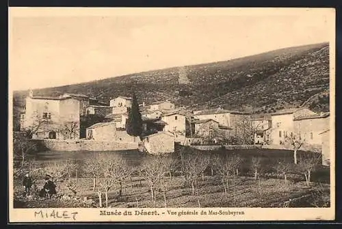 AK Mialet, Musèe du Dèsert-Vue gènèrale du Mas-Soubeyran