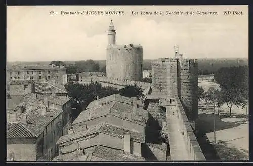 AK Aigues-Mortes, Les Tours de la Gardette et de Constance