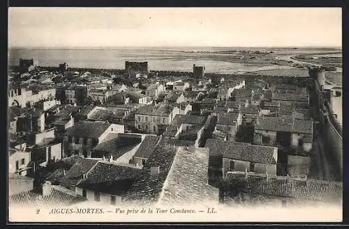 AK Aigues-Mortes, Vue prise de la Tour Constance