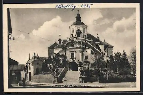 AK Eisenstadt Nd., Kalvarienbergkirche u. Haydngrab