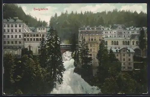 AK Badgastein, Unterer Wasserfall