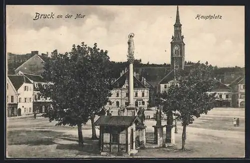 AK Bruck an der Mur, Hauptplatz