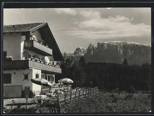 AK Oberbozen /Ritten, Pension Haus Berger