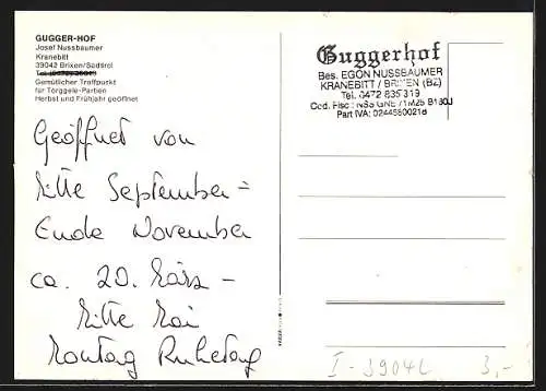AK Kranebitt /Brixen, Guggerhof