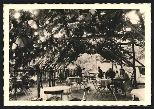 AK Meran-Gratsch, Weinlaube beim Restaurant Kircher